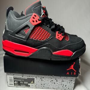 Size 4.5 - Nike Air Jordan 4 Retro GS Red Thunder Men's Shoes